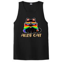 LGBT Ally Cat Be Kind Gay Rainbow Funny LGBTQ Gift Idea PosiCharge Competitor Tank