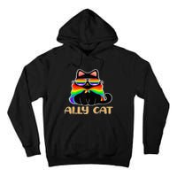 LGBT Ally Cat Be Kind Gay Rainbow Funny LGBTQ Gift Idea Tall Hoodie