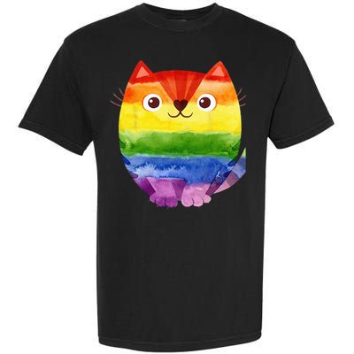 LGBT Allied Cat Be Kind Gay Rainbow Funny LGBTQ Garment-Dyed Heavyweight T-Shirt