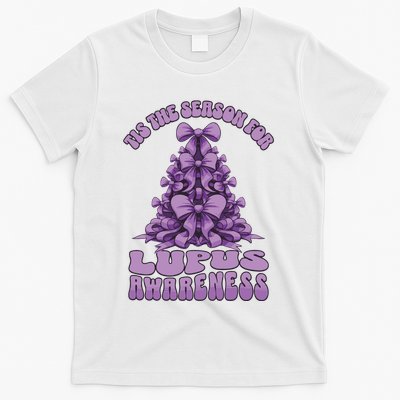 Lupus Awareness Christmas Lupus Ribbon T-Shirt