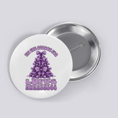 Lupus Awareness Christmas Lupus Ribbon Button