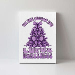 Lupus Awareness Christmas Lupus Ribbon Canvas