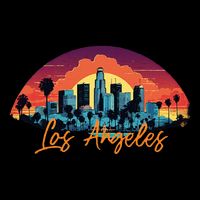 Los Angeles California City Downtown Skyline California L.A. Zip Tote Bag