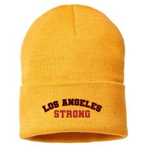 Los Angeles California Strong Sustainable Knit Beanie