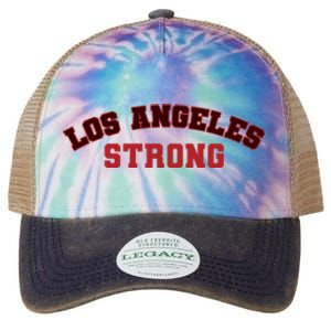 Los Angeles California Strong Legacy Tie Dye Trucker Hat