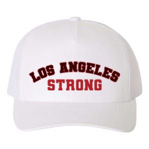 Los Angeles California Strong Yupoong Adult 5-Panel Trucker Hat