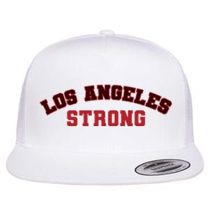 Los Angeles California Strong Flat Bill Trucker Hat