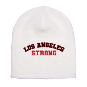 Los Angeles California Strong Short Acrylic Beanie