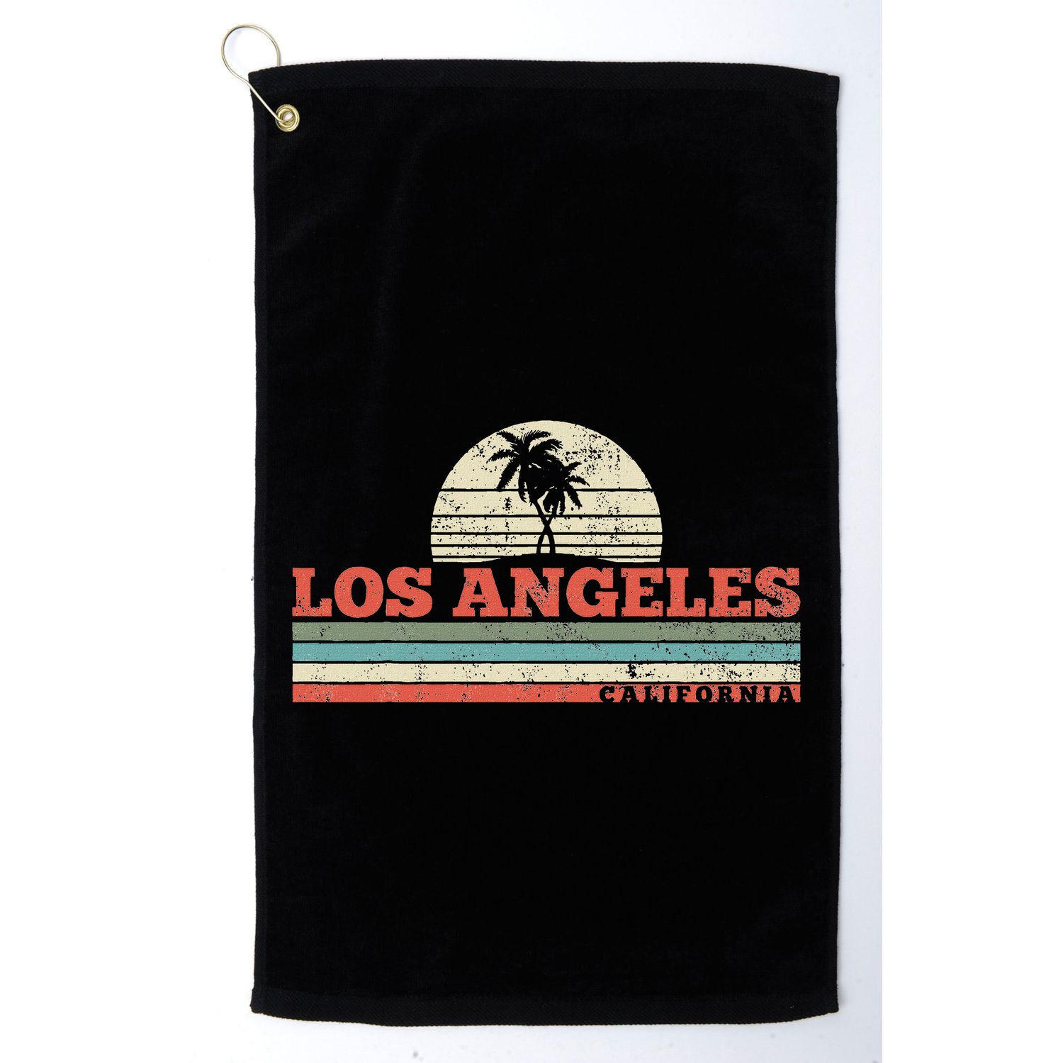 Los Angeles California Golf Towel