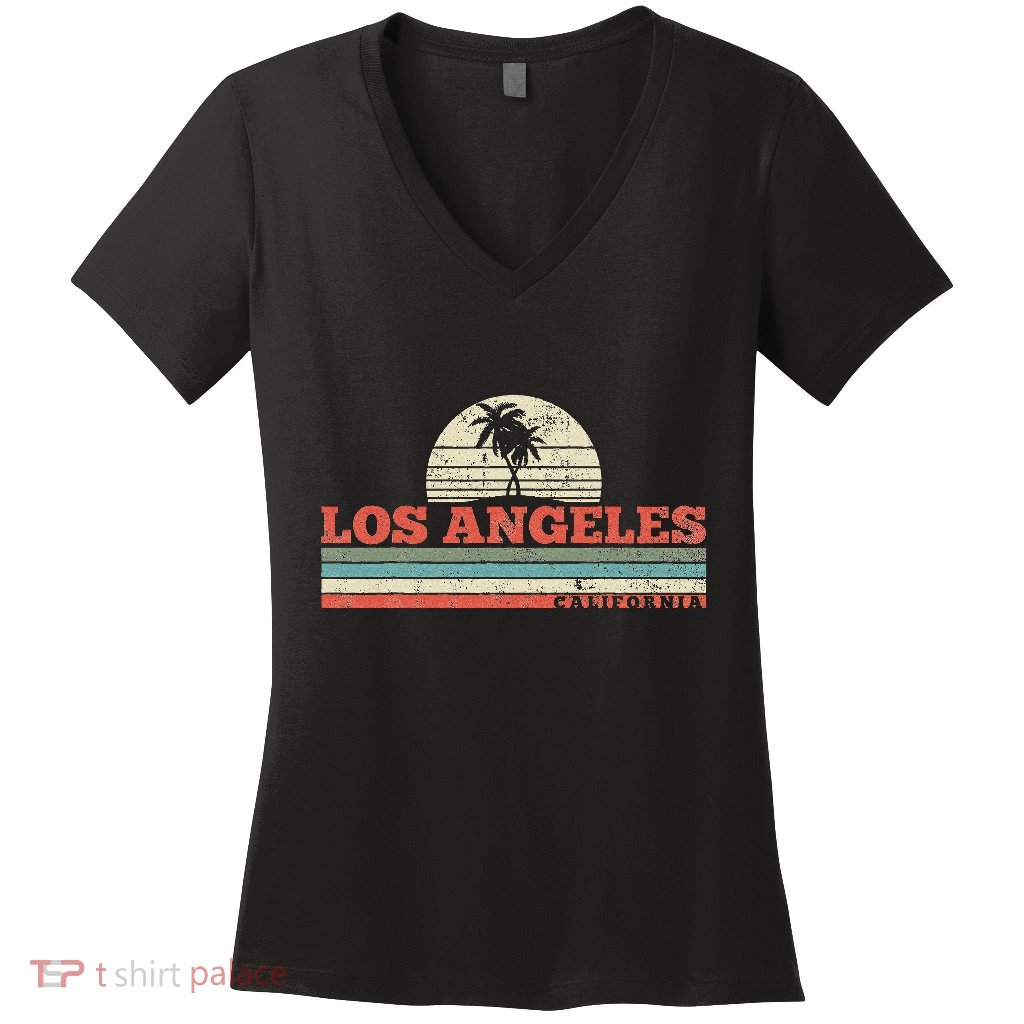 Los Angeles California Women's V-Neck T-Shirt