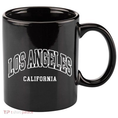 Los Angeles California Throwback Design Classic 11oz C Handle Ceramic Mug