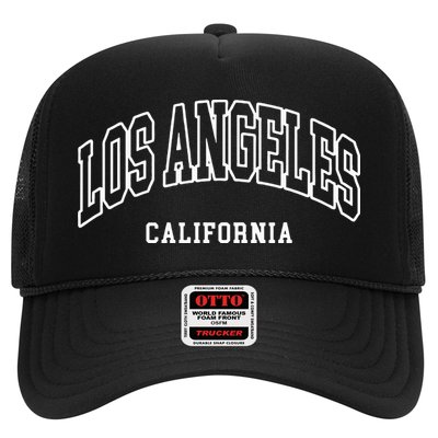 Los Angeles California Throwback Design Classic Trucker Hat