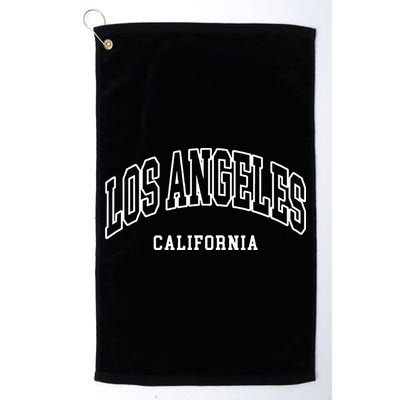 Los Angeles California Throwback Design Classic Golf Towel