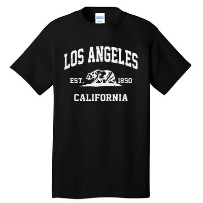 Los Angeles California CA Vintage State Athletic Style Tall T-Shirt