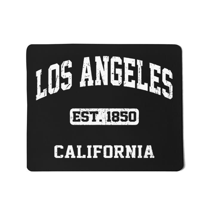 Los Angeles California CA Vintage State Athletic Style Mousepad