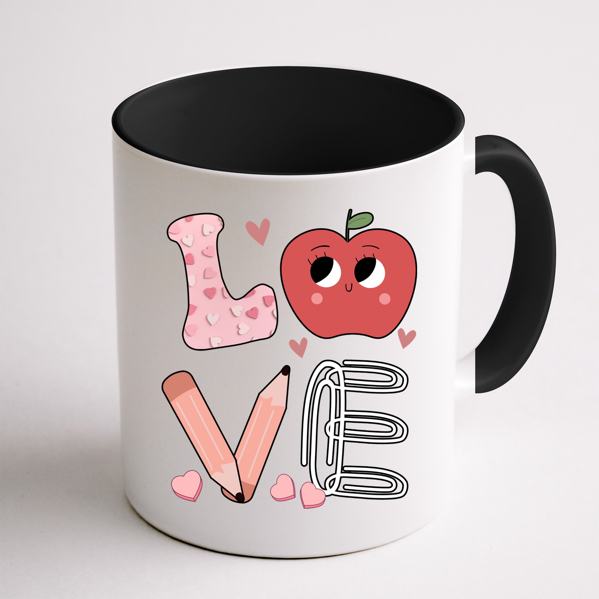 Love Apple Cute Teacher Gift Mug