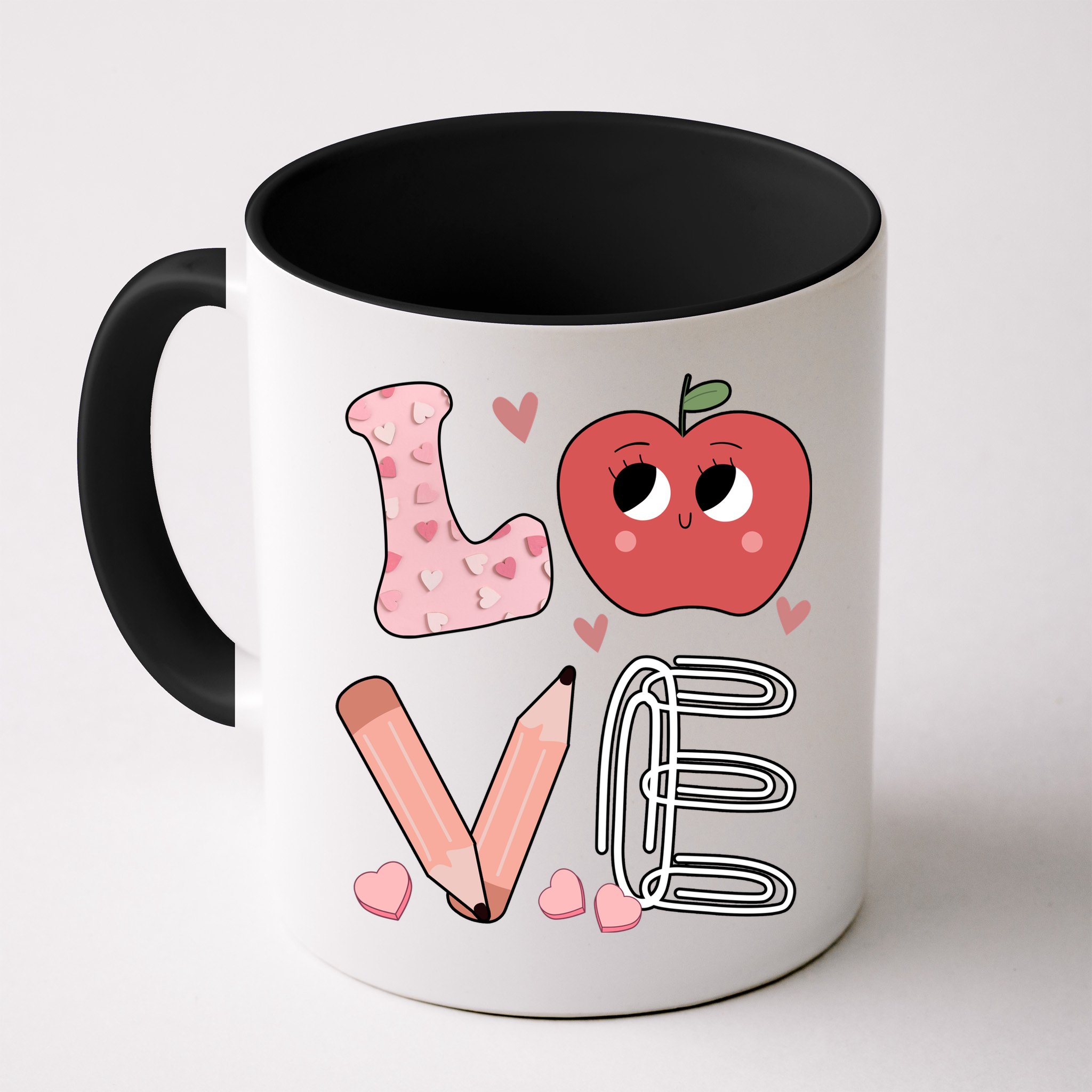 Love Apple Cute Teacher Gift Mug