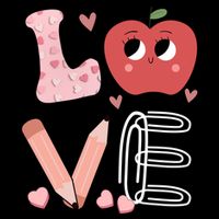 Love Apple Cute Teacher Gift Mug