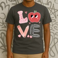 Love Apple Cute Teacher Gift T-Shirt