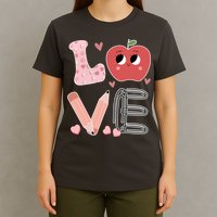 Love Apple Cute Teacher Gift T-Shirt
