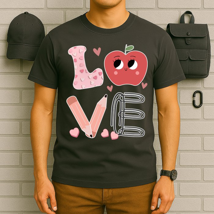 Love Apple Cute Teacher Gift T-Shirt