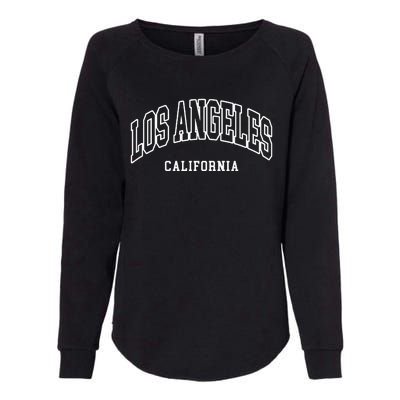 Los Angeles California Throwback Design Classic Womens California Wash Sweatshirt