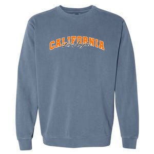 Los Angeles California Sporty Logo Garment-Dyed Sweatshirt