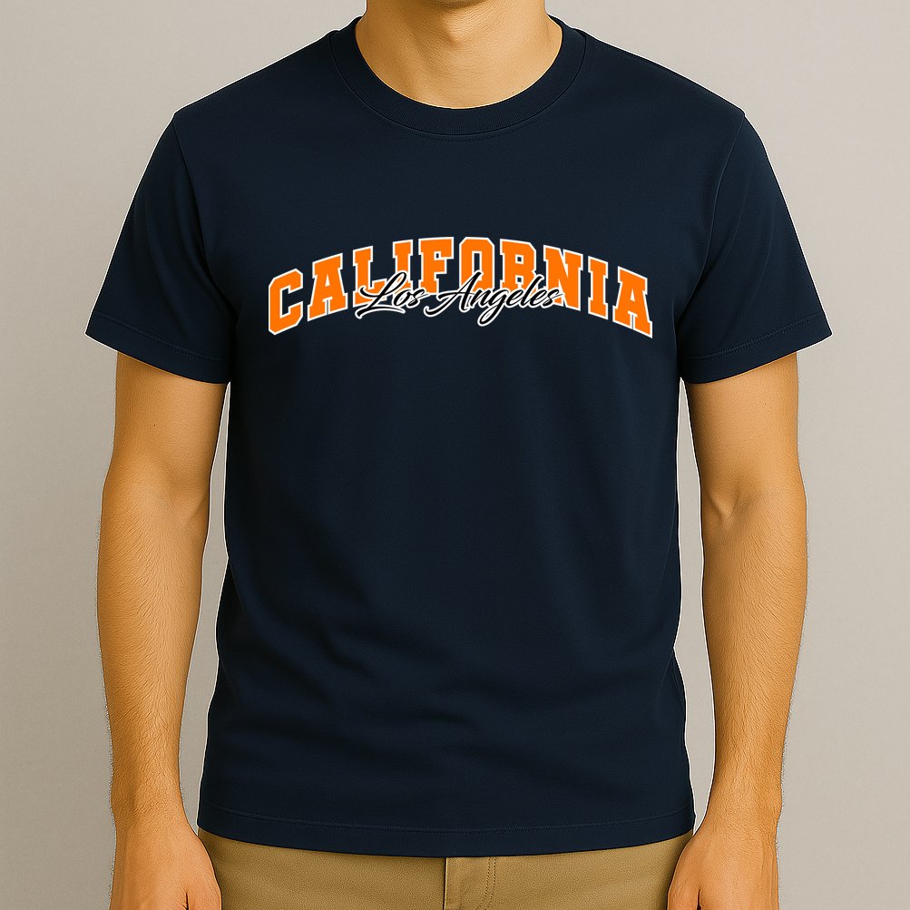 Los Angeles California Sporty Logo T-Shirt