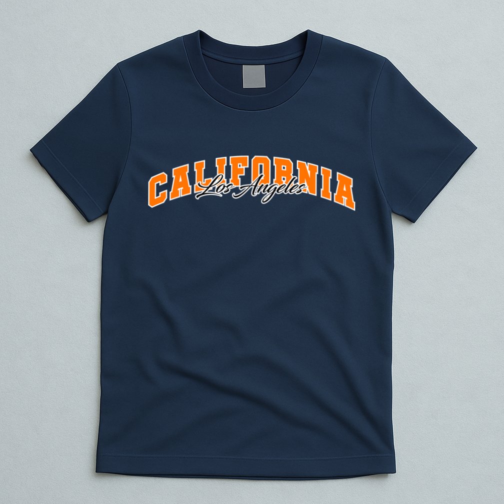 Los Angeles California Sporty Logo T-Shirt