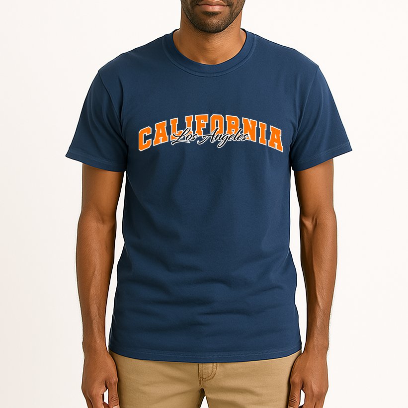 Los Angeles California Sporty Logo Tall T-Shirt