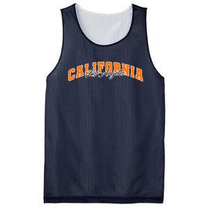 Los Angeles California Sporty Logo Mesh Reversible Basketball Jersey Tank