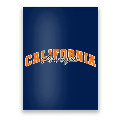 Los Angeles California Sporty Logo Poster
