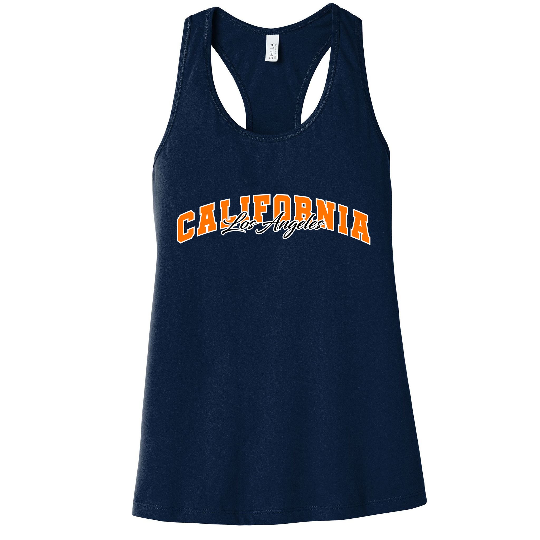 Los Angeles California Sporty Logo Womens Tank Top
