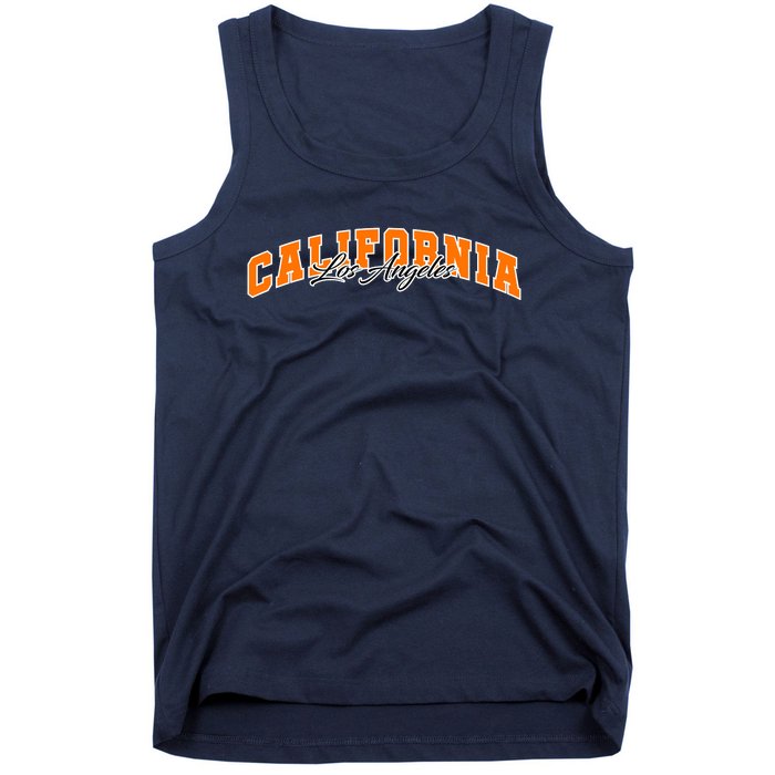 Los Angeles California Sporty Logo Tank Top