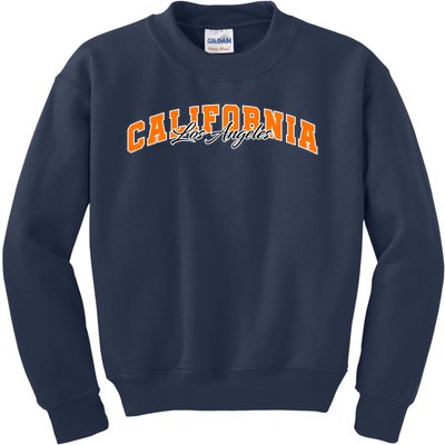 Los Angeles California Sporty Logo Kids Sweatshirt