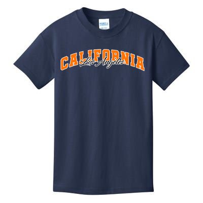 Los Angeles California Sporty Logo Kids T-Shirt