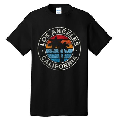 Los Angeles California Ca Vintage Graphic Retro 70s Tall T-Shirt