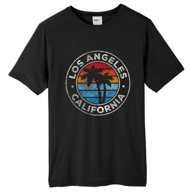 Los Angeles California Ca Vintage Graphic Retro 70s Tall Fusion ChromaSoft Performance T-Shirt