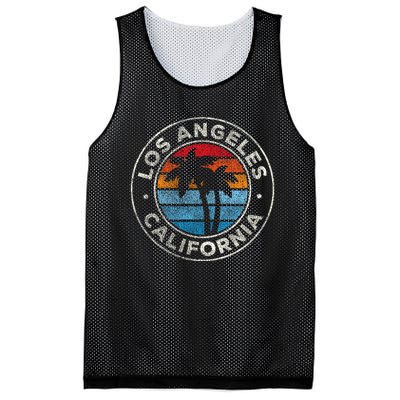 Los Angeles California Ca Vintage Graphic Retro 70s Mesh Reversible Basketball Jersey Tank