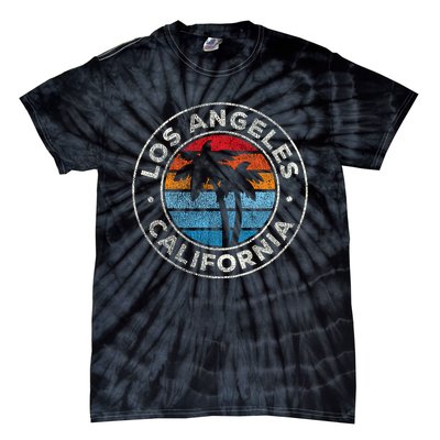 Los Angeles California Ca Vintage Graphic Retro 70s Tie-Dye T-Shirt