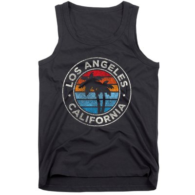 Los Angeles California Ca Vintage Graphic Retro 70s Tank Top