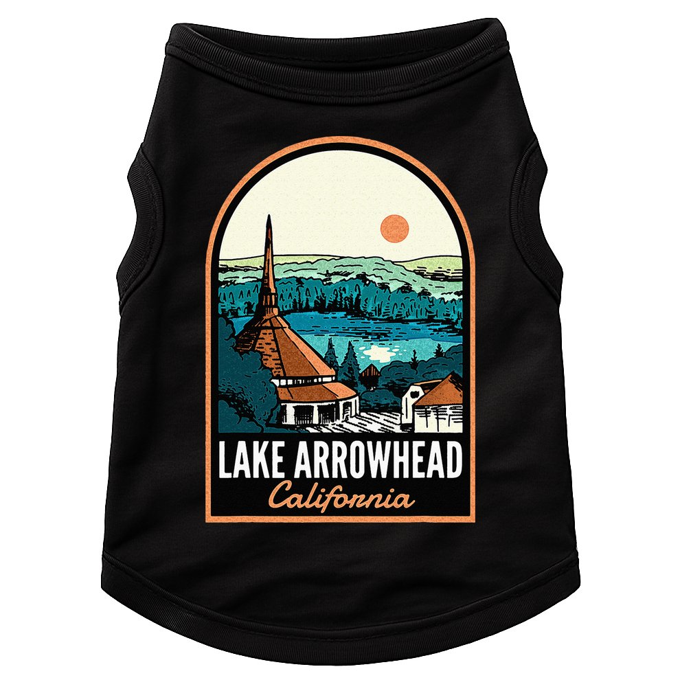 Lake Arrowhead California Vintage Doggie Tank