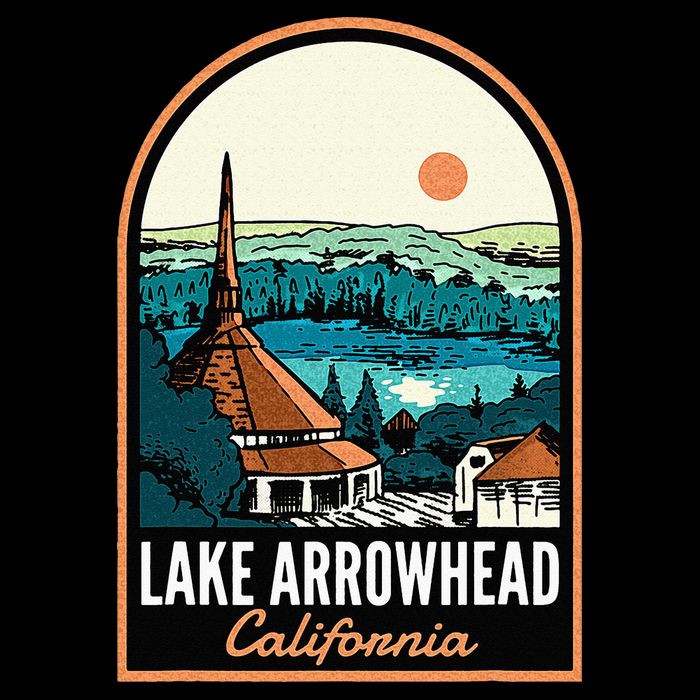 Lake Arrowhead California Vintage Doggie Tank