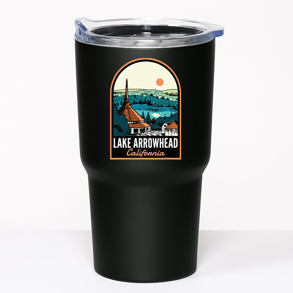 Lake Arrowhead California Vintage Tumbler