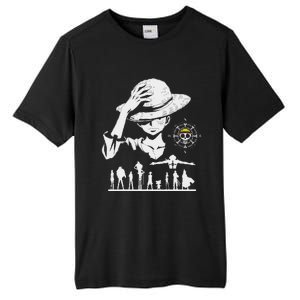 Legendary Adventure Crew Fun Silhouette King Of Pirate Anime Tall Fusion ChromaSoft Performance T-Shirt