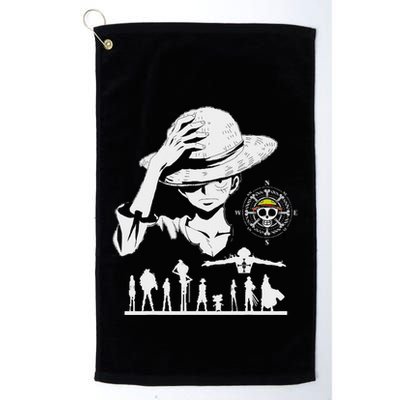 Legendary Adventure Crew Fun Silhouette King Of Pirate Anime Golf Towel