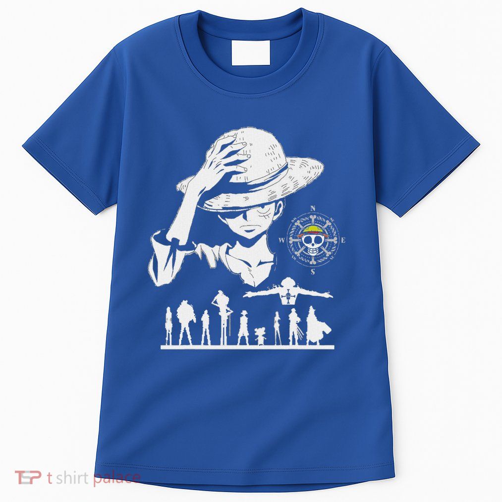 Legendary Adventure Crew Fun Silhouette King Of Pirate Anime Tall T-Shirt