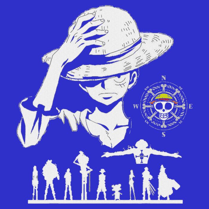 Legendary Adventure Crew Fun Silhouette King Of Pirate Anime 16 in Basic Backpack
