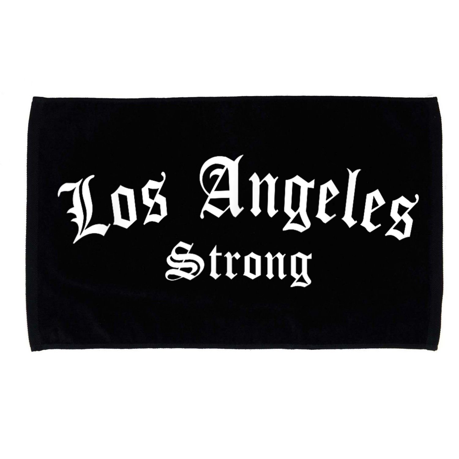 Los Angeles California Vintage We Stand La Strong Microfiber Hand Towel