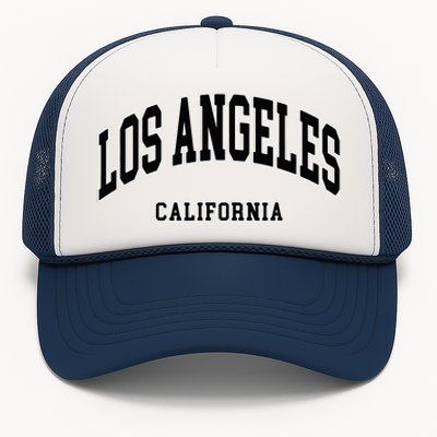 Los Angeles California Throwback Design Classic Trucker Hat